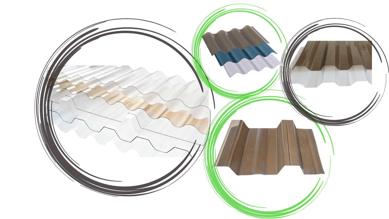 Polycarbonate Profiled IBR Corrugated Widespan Grecca